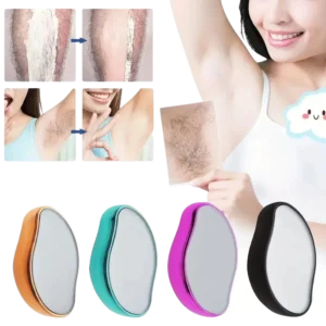 4x Crystal Hair Eraser – Painless Hair Remover for Body, Arms, Legs | Reusable Exfoliating Epilator Tool