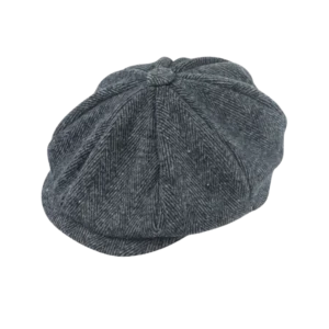 Peaky Blinders Newsboy Flat Cap Hat – Tommy Shelby Style Herringbone Baker Boy 1920s