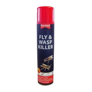 Rentokil Fly & Wasp Killer Spray 300ml – Fast Acting Insecticide Aerosol for Home & Garden UK