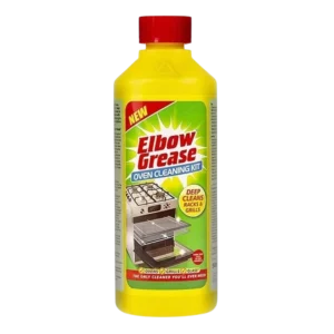 Elbow Grease Oven Cleaner Kit 500ml with Rack Cleaning Bag – Powerful Grease & Burnt-On Stain Remover – UK