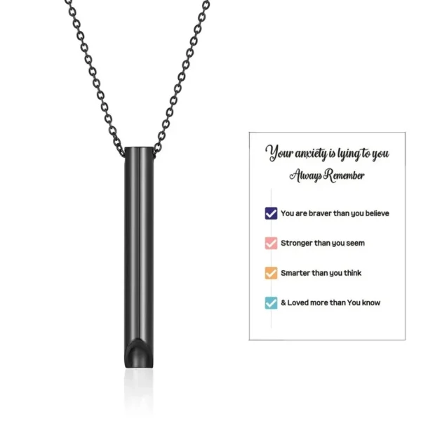 Stress Relief Breathing Necklace – Breathlace for Anxiety, Quit Smoking & Anti-Vaping Support – Mindful Exhale Tool - Image 7