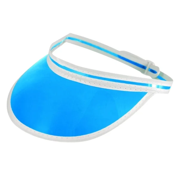 Adults Poker Sun Visor Hats – Pack of 3 Retro 1980s Golf Tennis Fancy Dress Caps for Hen Party, Stag, or Costume - Image 2