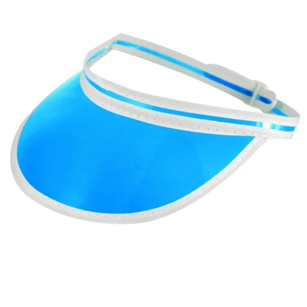 Adults Poker Sun Visor Hats – Pack of 3 Retro 1980s Golf Tennis Fancy Dress Caps for Hen Party, Stag, or Costume - Image 3