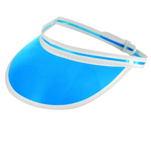 Adults Poker Sun Visor Hats – Pack of 3 Retro 1980s Golf Tennis Fancy Dress Caps for Hen Party, Stag, or Costume