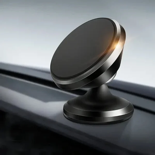Universal Magnetic Car Phone Holder – 360° Dashboard Mount Stand for All Smartphones - Image 3