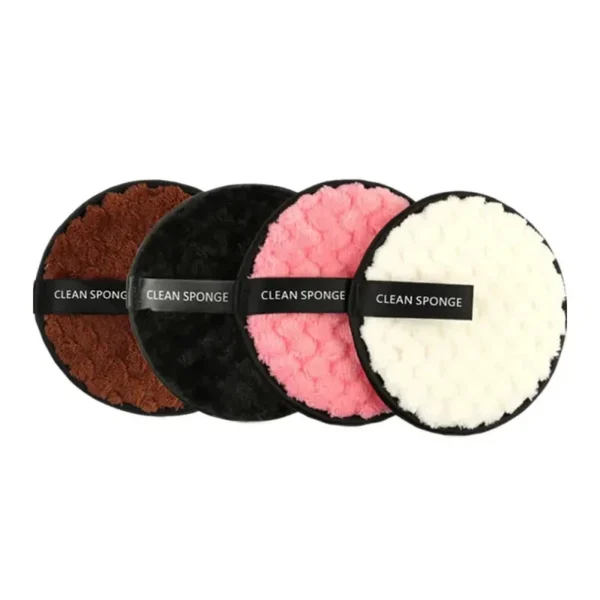 Reusable Makeup Remover Pads – Pack of 4 Washable Microfiber Facial Cleansing Rounds - Image 10