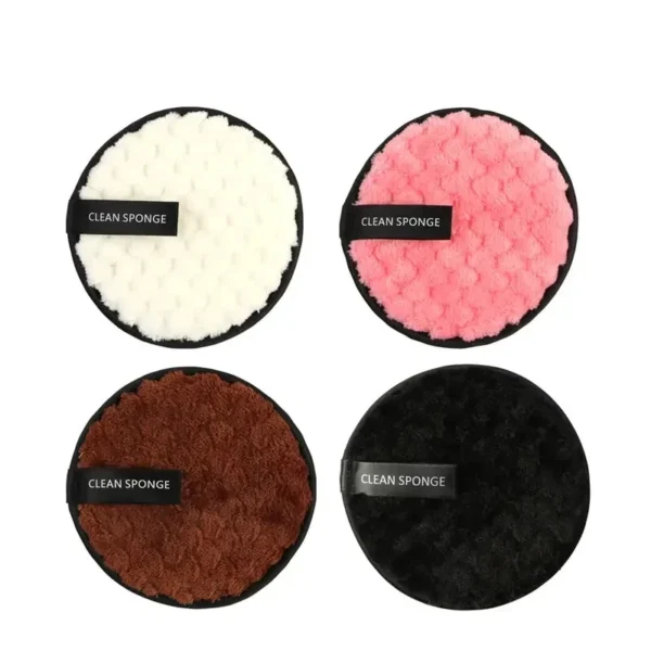 Reusable Makeup Remover Pads – Pack of 4 Washable Microfiber Facial Cleansing Rounds - Image 8