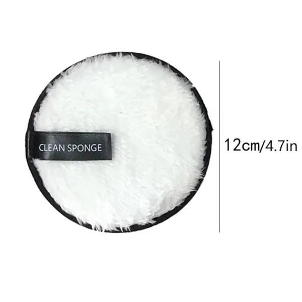 Reusable Makeup Remover Pads – Pack of 4 Washable Microfiber Facial Cleansing Rounds - Image 6