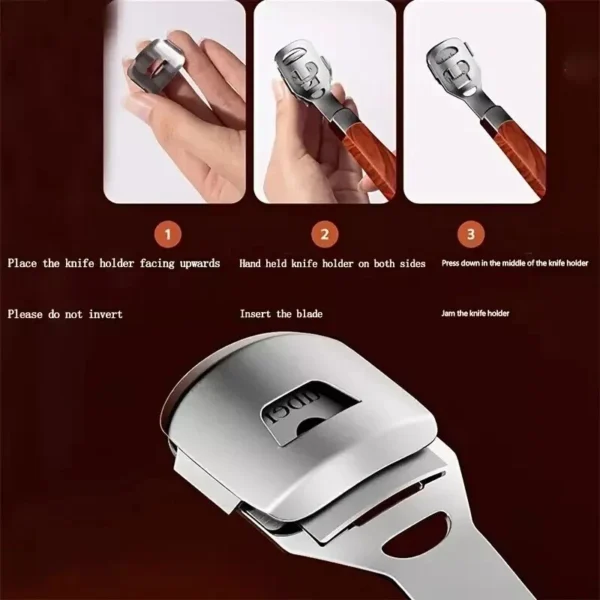 2x Foot File Rasp Callus Remover – Double Sided Pedicure Tool for Hard Dead Skin, Heel & Foot Scrubber - Image 3